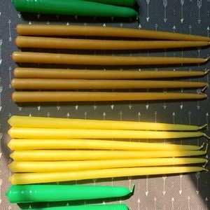 Lot of 16 Vtg Hand-Dipped Candles Original Boxes